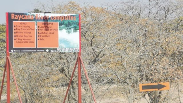 Ruacana camping, Namibia